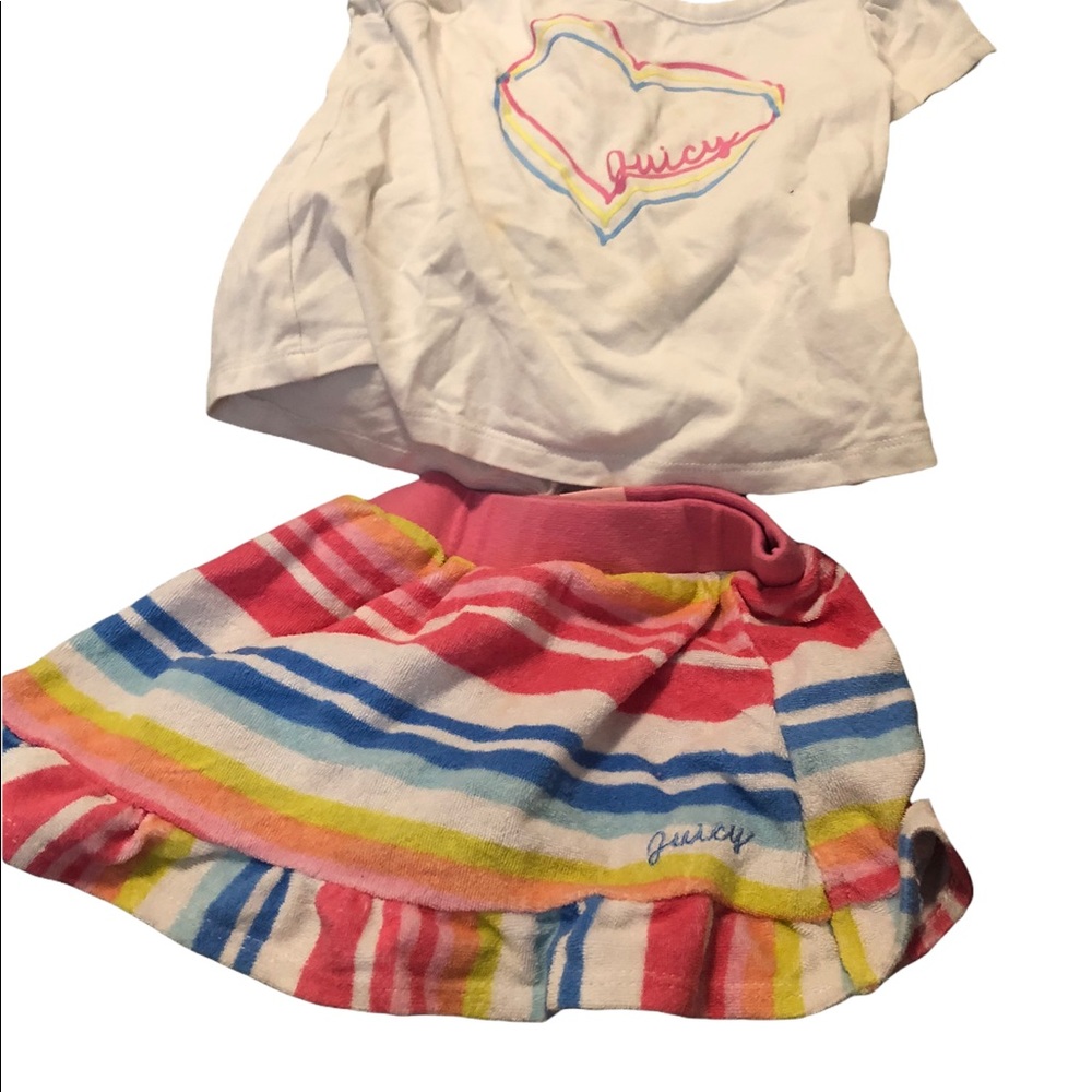 Juicy courtesy toddler skort set